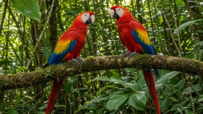 Macaws in the Rainforest jigsaw puzzle