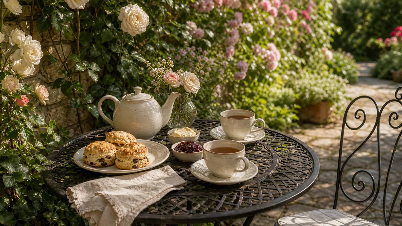 Garden Tea Time jigsaw puzzle