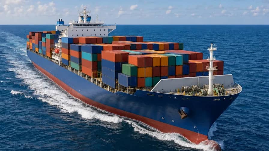 Cargo Ship at Sea jigsaw puzzle