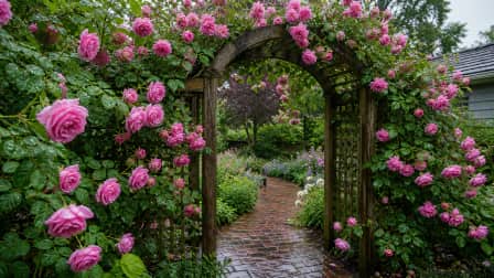 Rose Arbor after Rain jigsaw puzzle