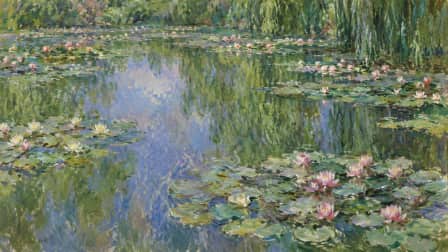 Inspired by Water Lilies by Monet jigsaw puzzle