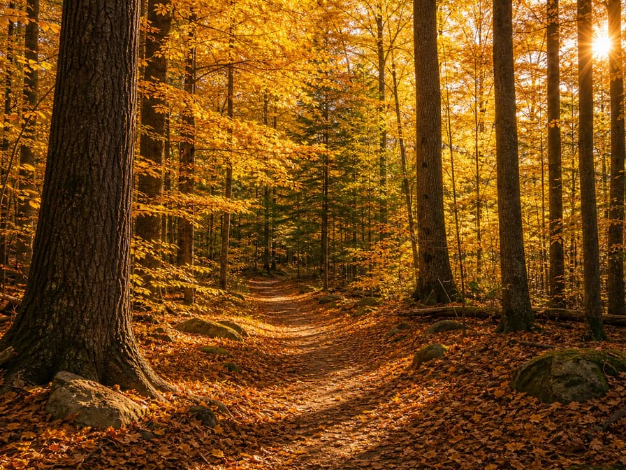 Sunlit Forest jigsaw puzzle preview