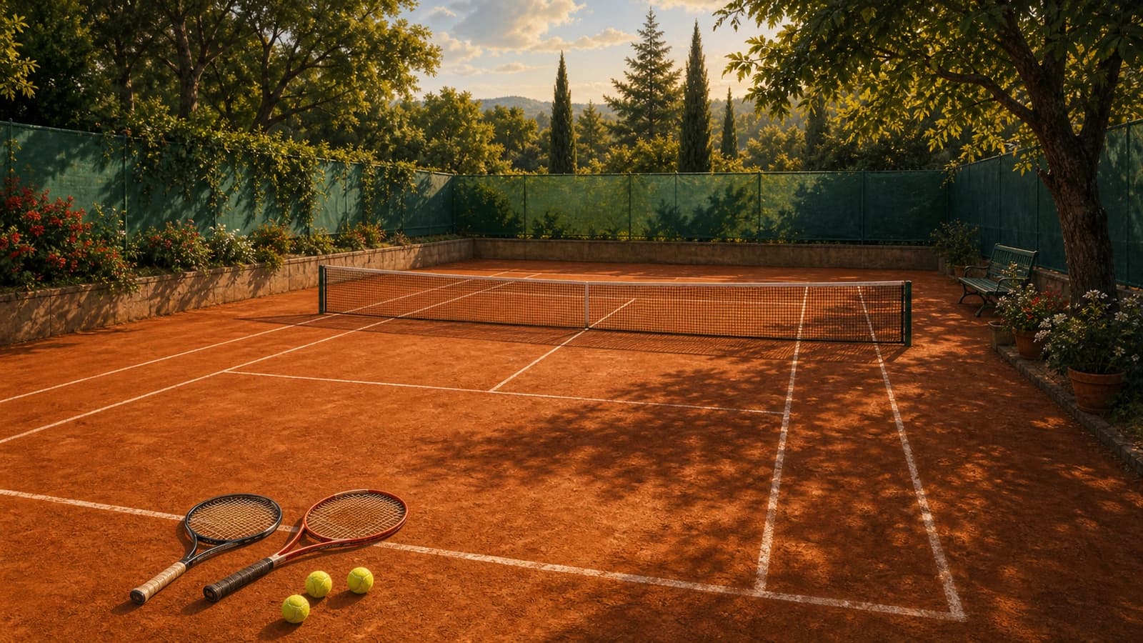 Clay Court Rally jigsaw puzzle preview