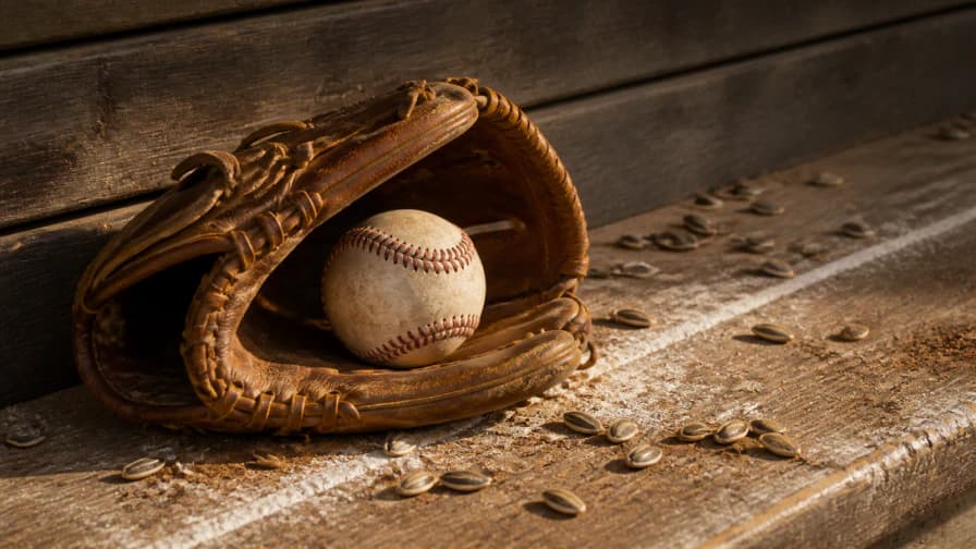 Baseball Glove and Sunflower Seeds jigsaw puzzle preview
