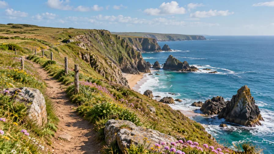 Coastal Footpath above Cliffs jigsaw puzzle