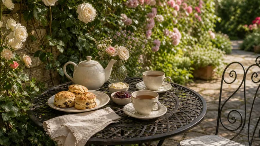 Garden Tea Time jigsaw puzzle