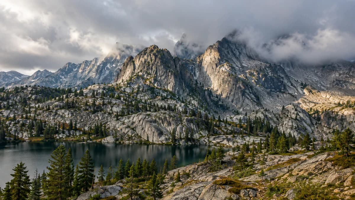 Granite Ridge under Low Cloud jigsaw puzzle preview