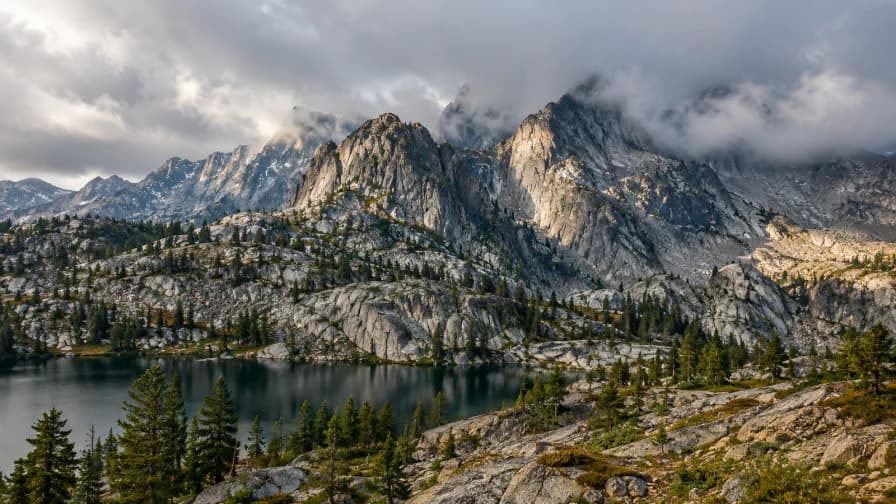 Granite Ridge under Low Cloud jigsaw puzzle