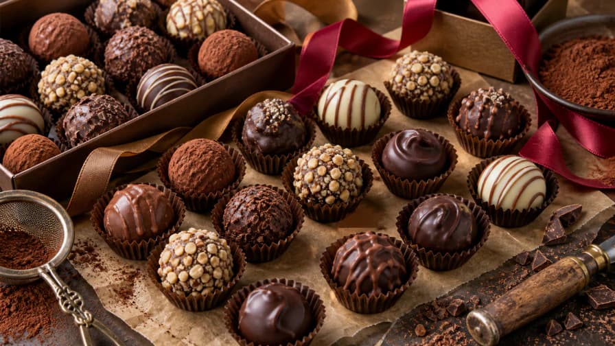 Handmade Chocolate Truffles jigsaw puzzle preview