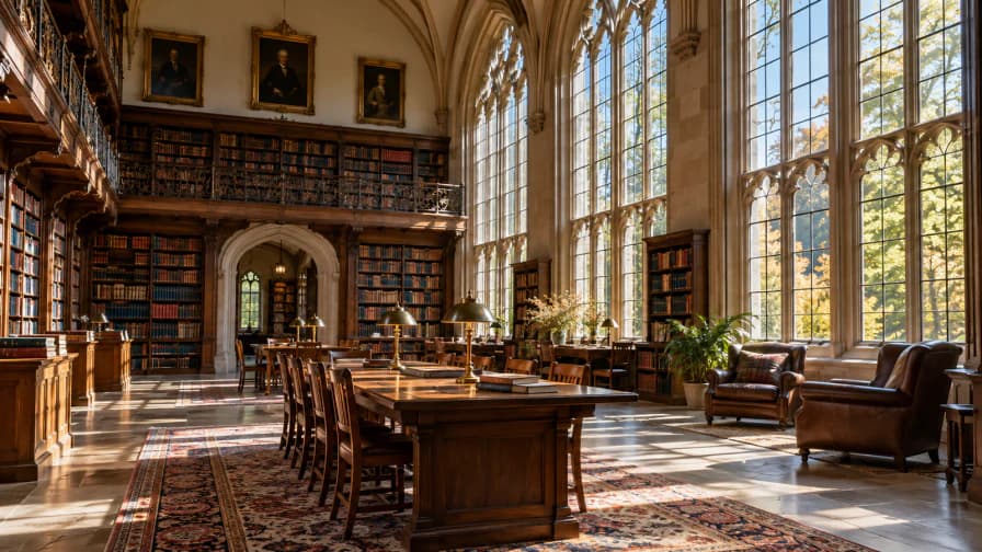 Library Hall with Tall Windows jigsaw puzzle