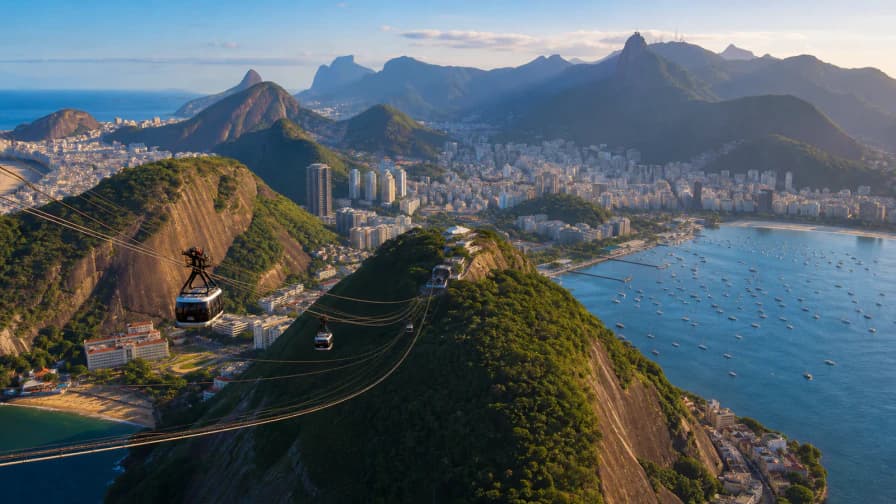 Rio from Sugarloaf Mountain jigsaw puzzle preview