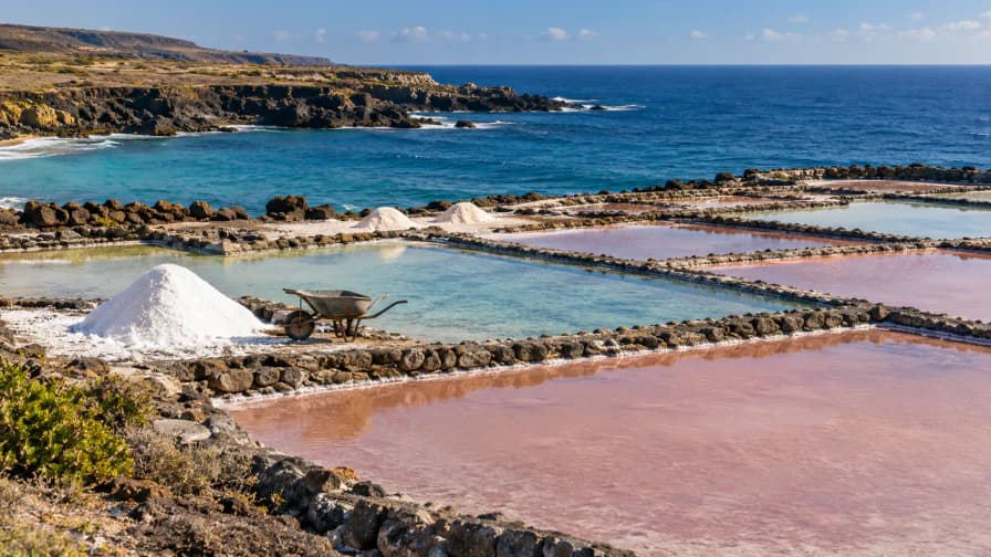 Salt Pans on a Coastal Peninsula jigsaw puzzle preview