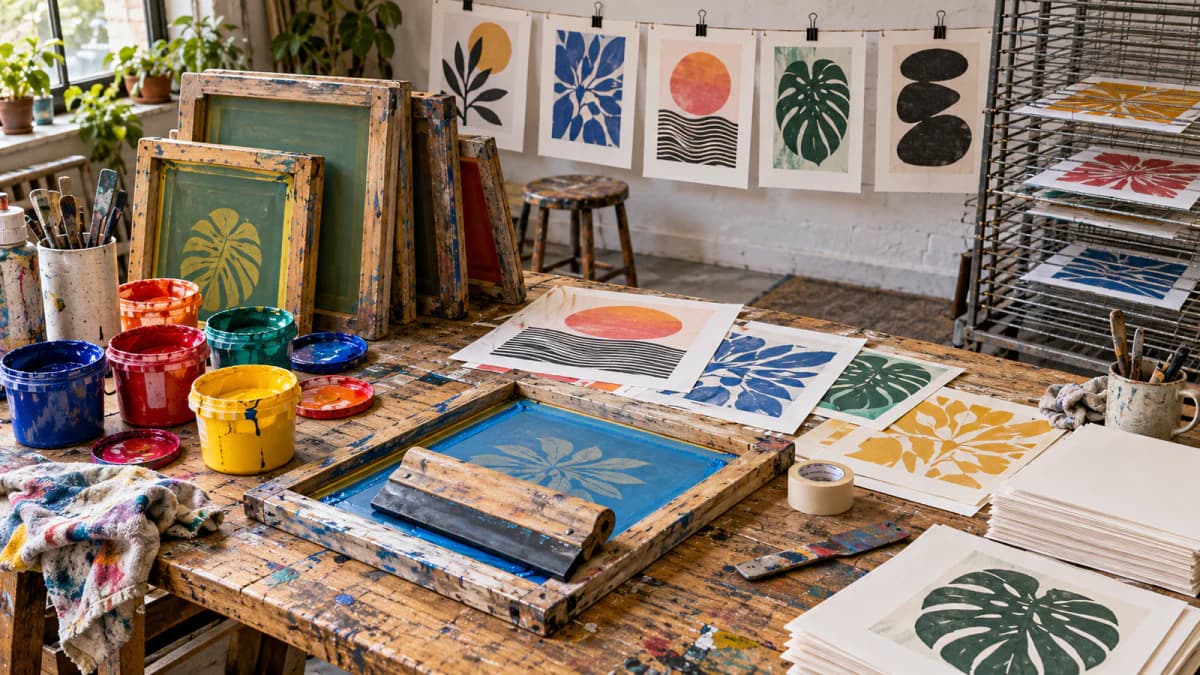 Screen Printing Studio jigsaw puzzle preview