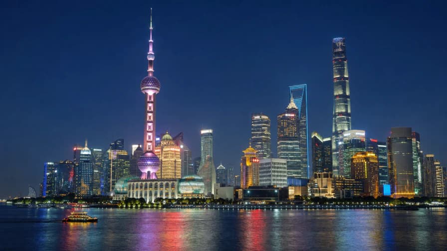 Shanghai at Night jigsaw puzzle preview