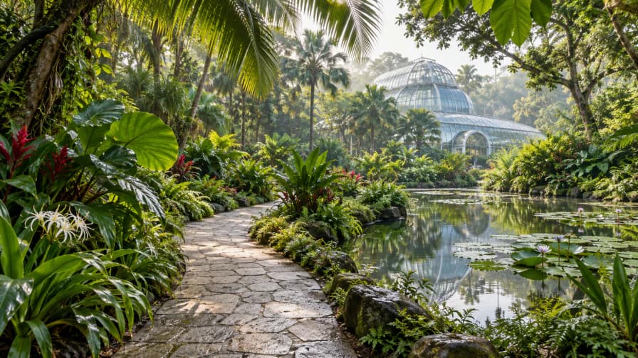 Singapore Botanic Garden Walk jigsaw puzzle preview