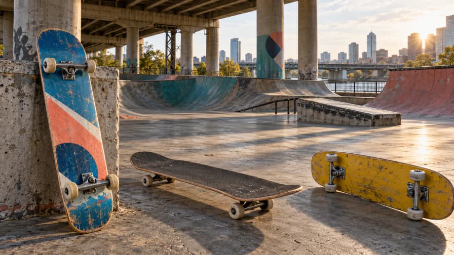 Skateboards under a City Overpass jigsaw puzzle preview
