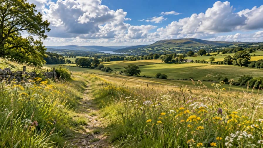 Summer Meadow under Cloud Shadows jigsaw puzzle preview