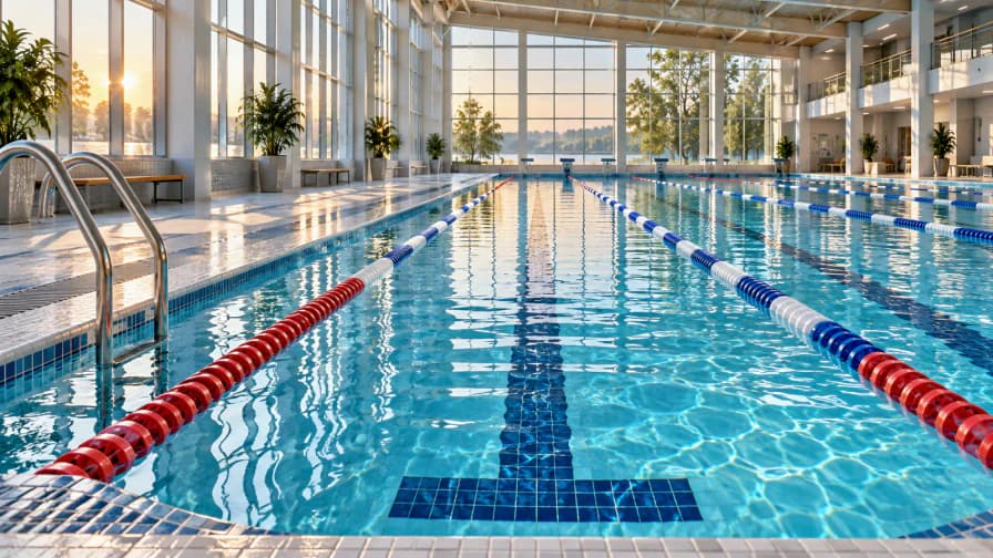Swimming Lane at First Light jigsaw puzzle preview