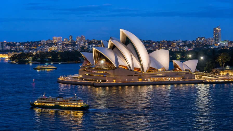 Sydney Opera House at Blue Hour jigsaw puzzle preview