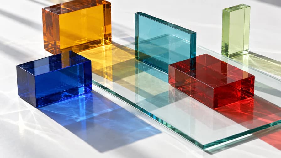 Translucent Color Blocks on Glass jigsaw puzzle preview