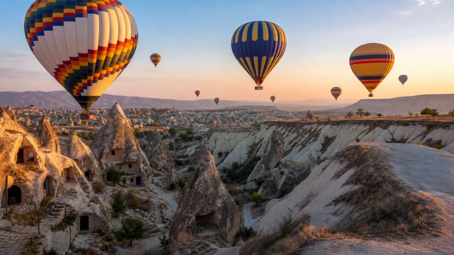 Balloons over Cappadocia jigsaw puzzle preview