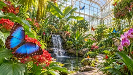 Butterfly House Greenhouse jigsaw puzzle