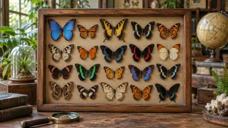 Butterfly Specimen Board jigsaw puzzle