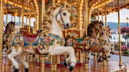 Carousel Horses jigsaw puzzle