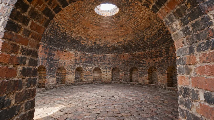 Circular Chamber inside an Old Brick Kiln jigsaw puzzle
