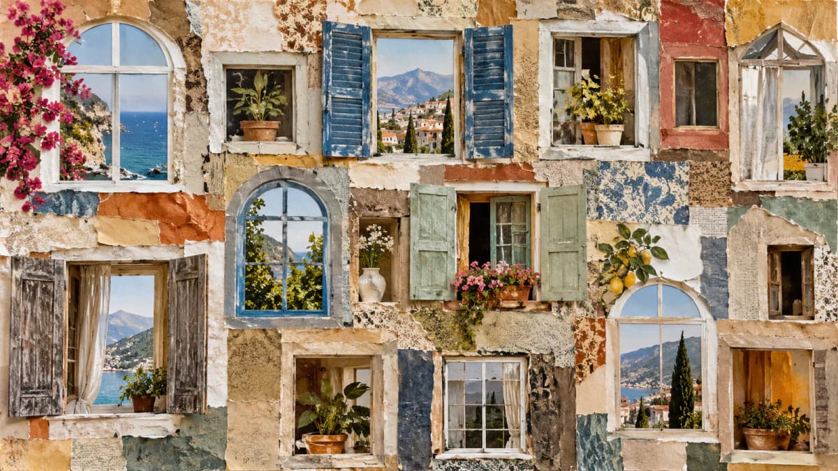Collage of Paper Windows jigsaw puzzle preview