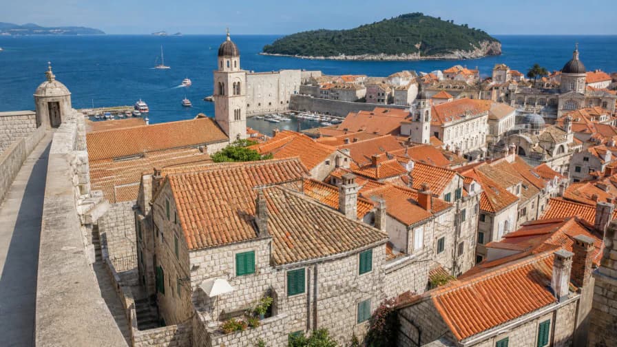 Dubrovnik from the City Walls jigsaw puzzle preview