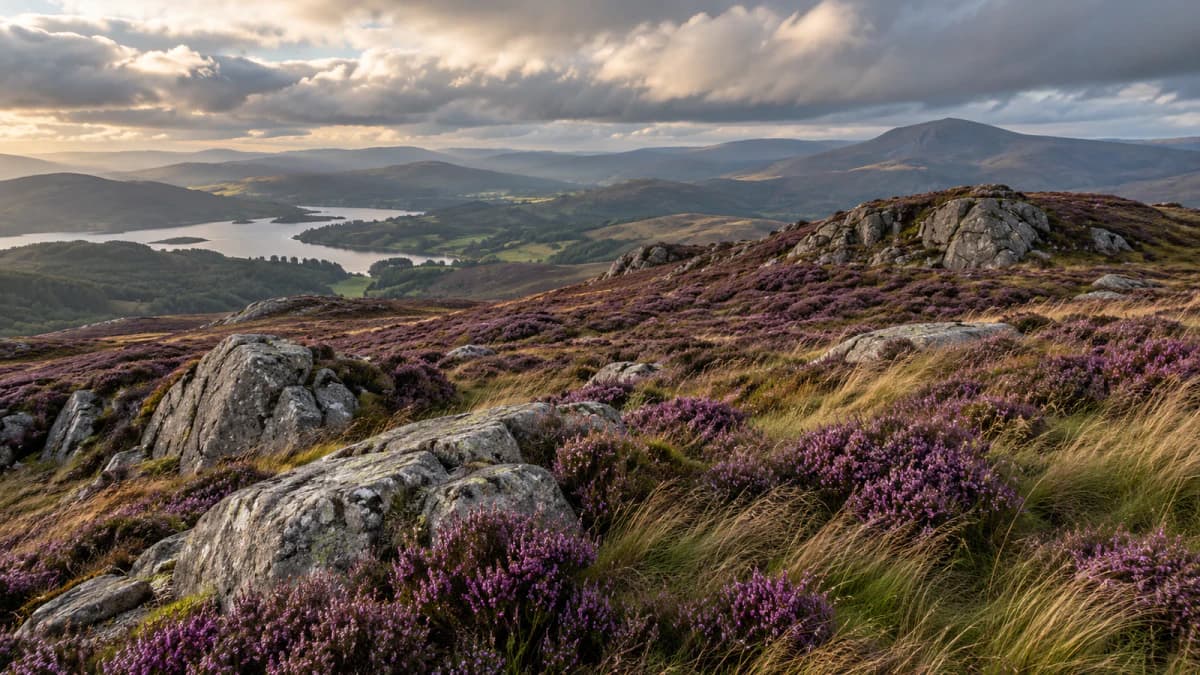 Heather Ridge beneath Low Cloud jigsaw puzzle preview