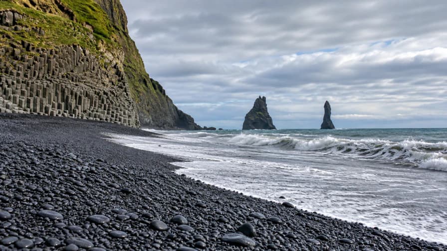 Iceland Black Sand Beach jigsaw puzzle preview