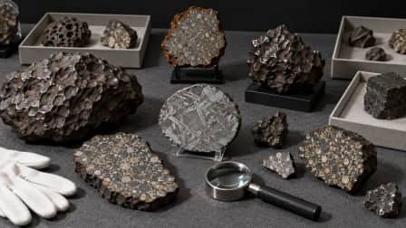 Meteorites on a Museum Table jigsaw puzzle