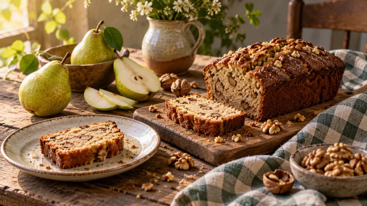Pears and Walnut Cake jigsaw puzzle preview