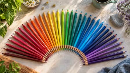 Rainbow Colored Pencils jigsaw puzzle