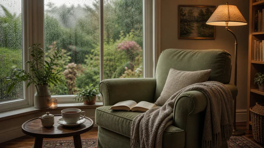 Rainy Window Reading Chair jigsaw puzzle preview