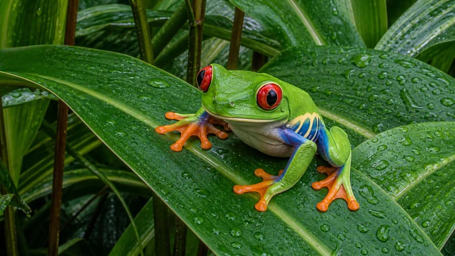Red-Eyed Tree Frog jigsaw puzzle preview