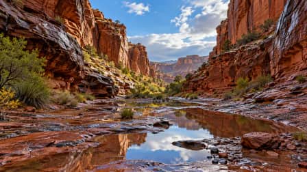 Red Rock Canyon after Rain jigsaw puzzle