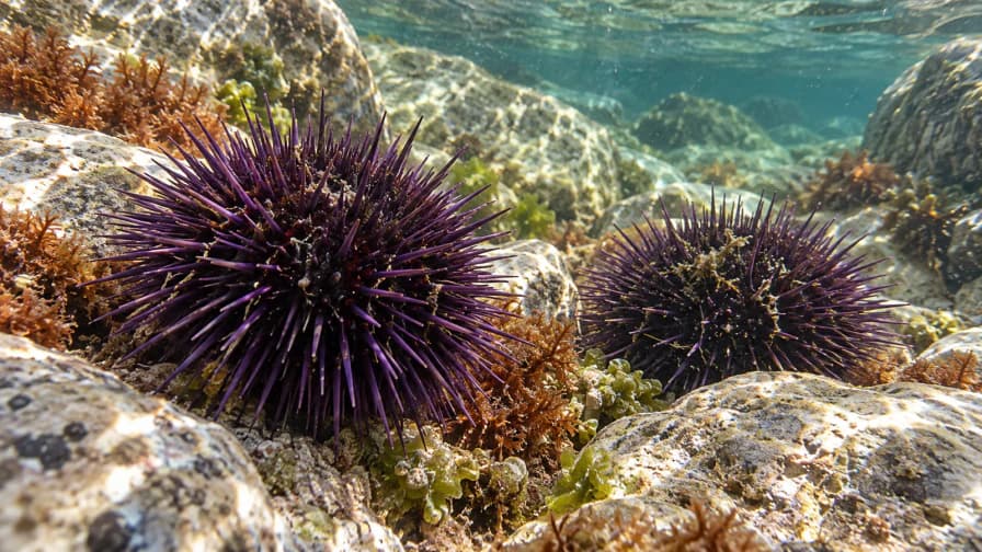 Sea Urchins among Shallow Coastal Rocks jigsaw puzzle