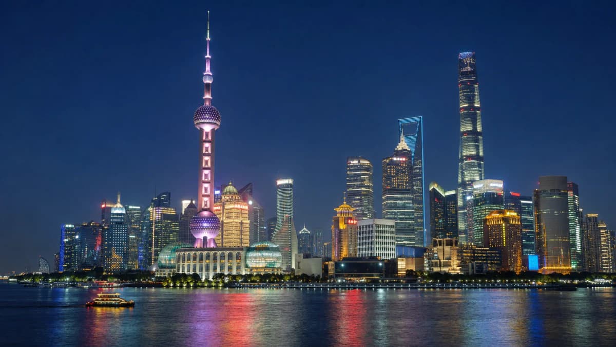 Shanghai at Night jigsaw puzzle preview