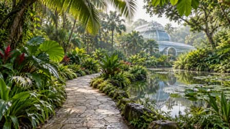 Singapore Botanic Garden Walk jigsaw puzzle