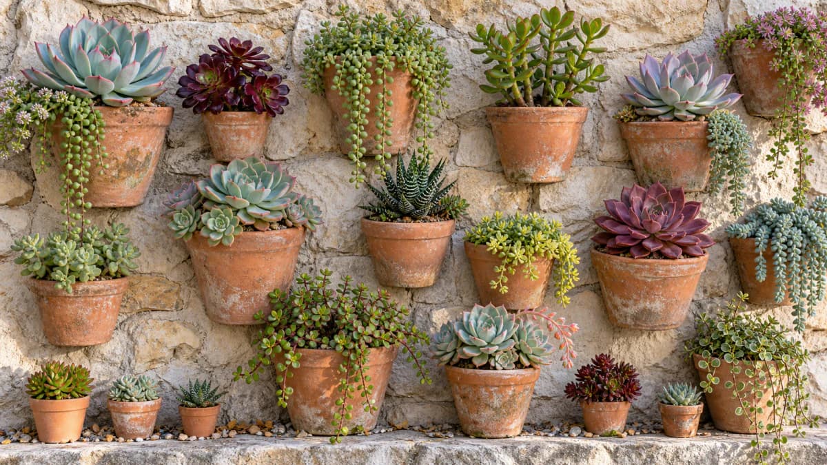 Succulent Wall Garden jigsaw puzzle preview