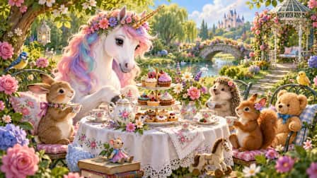 Unicorn Tea Party jigsaw puzzle