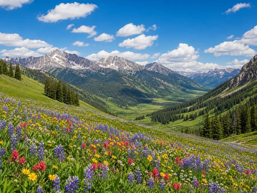 Wildflower Valley jigsaw puzzle