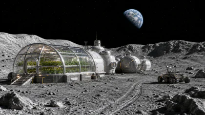 Moon Base Greenhouse jigsaw puzzle