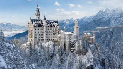 Neuschwanstein in Winter jigsaw puzzle