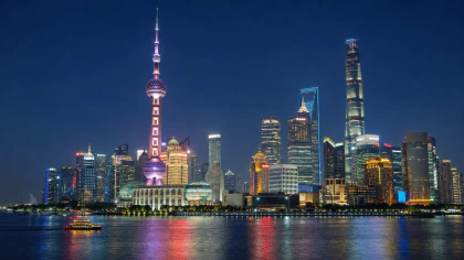 Shanghai at Night jigsaw puzzle