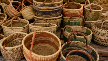 Woven Basket Market Patterns jigsaw puzzle