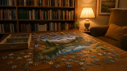 Cozy jigsaw puzzles